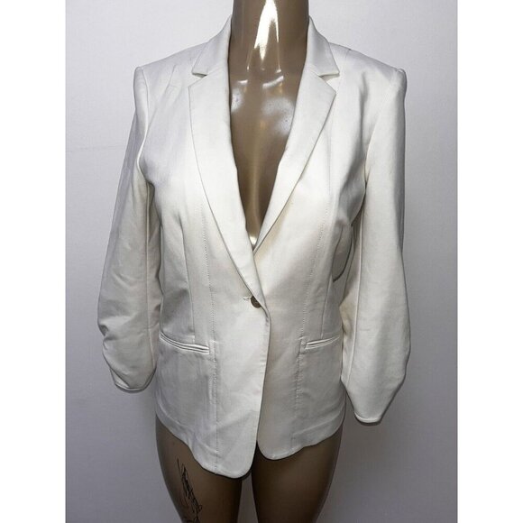 Elizabeth And James Ivory Fitted Blazer Chic And Stylist Size 4 - Picture 1 of 8